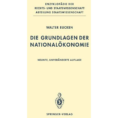 Die Grundlagen der National?konomie [Paperback]