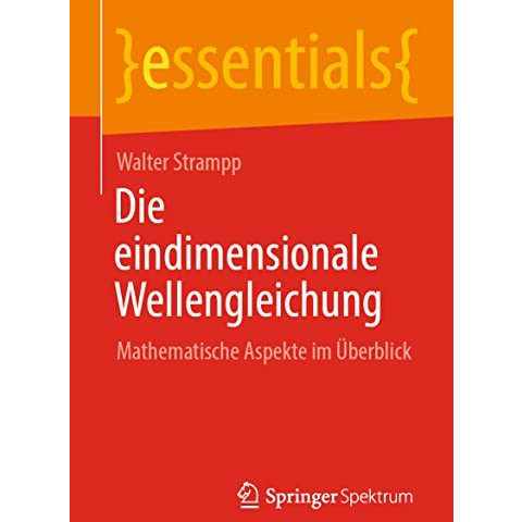 Die eindimensionale Wellengleichung: Mathematische Aspekte im ?berblick [Paperback]