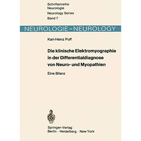 Die klinische Elektromyographie in der Differentialdiagnose von Neuro- und Myopa [Paperback]