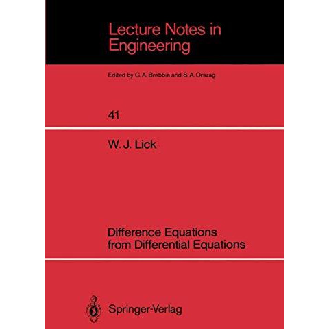 Difference Equations from Differential Equations [Paperback]