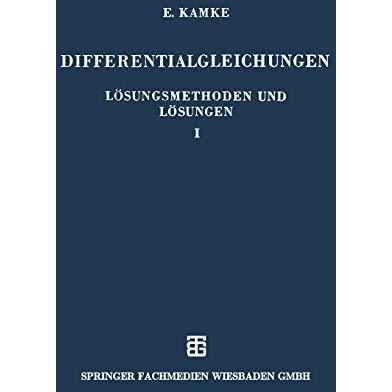 Differentialgleichungen L?sungsmethoden und L?sungen [Paperback]