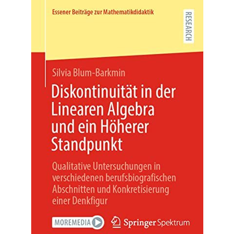 Diskontinuit?t in der Linearen Algebra und ein H?herer Standpunkt: Qualitative U [Paperback]