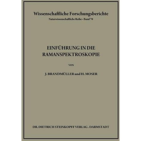 Einf?hrung in die Ramanspektroskopie [Paperback]