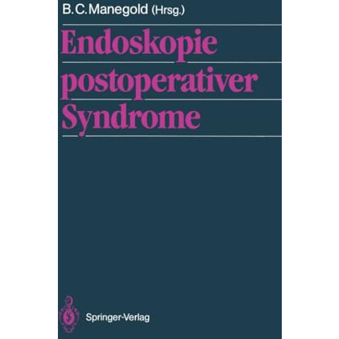 Endoskopie postoperativer Syndrome [Paperback]