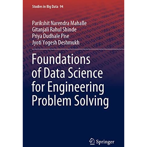 Foundations of Data Science for Engineering Problem Solving [Paperback]