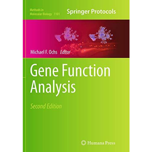 Gene Function Analysis [Paperback]