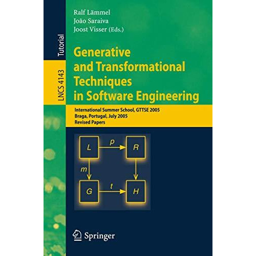 Generative and Transformational Techniques in Software Engineering: Internationa [Paperback]