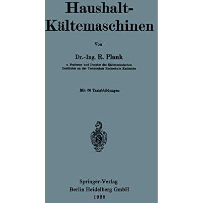 Haushalt-K?ltemaschinen [Paperback]