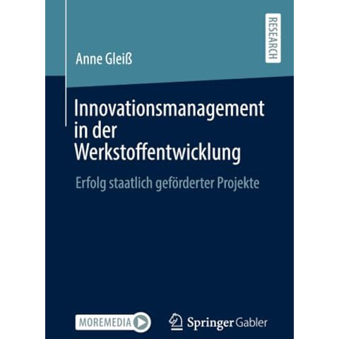 Innovationsmanagement in der Werkstoffentwicklung: Erfolg staatlich gef?rderter  [Paperback]