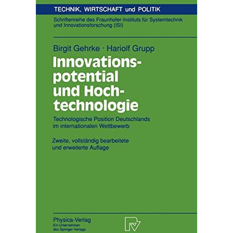 Innovationspotential und Hochtechnologie: Technologische Position Deutschlands i [Paperback]