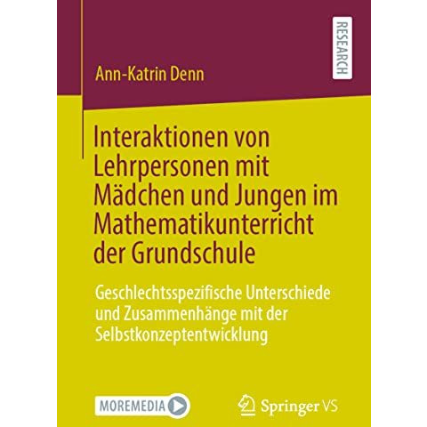 Interaktionen von Lehrpersonen mit M?dchen und Jungen im Mathematikunterricht de [Paperback]