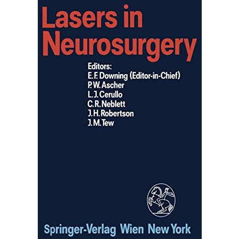 Lasers in Neurosurgery [Paperback]