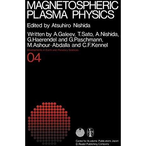 Magnetospheric Plasma Physics [Paperback]