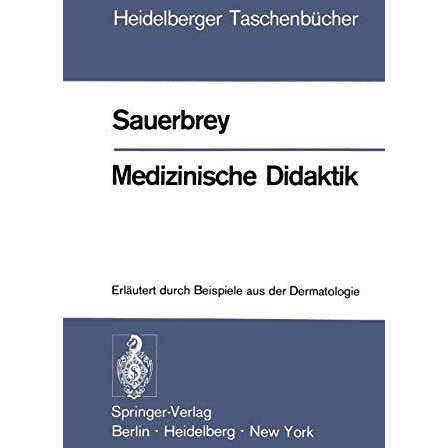 Medizinische Didaktik: Erl?utert durch Beispiele aus der Dermatologie [Paperback]