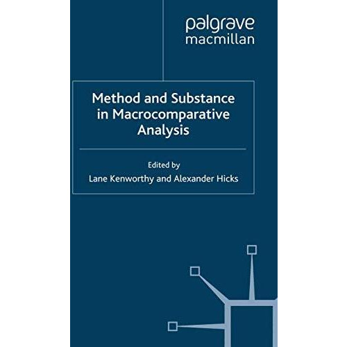 Method and Substance in Macrocomparative Analysis [Paperback]