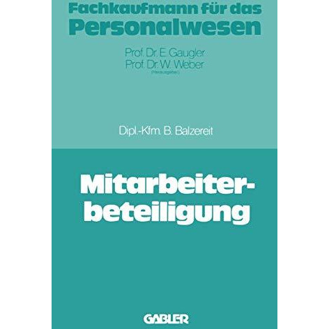 Mitarbeiterbeteiligung [Paperback]