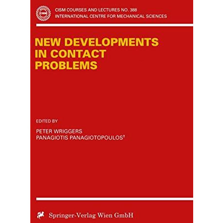 New Developments in Contact Problems [Paperback]