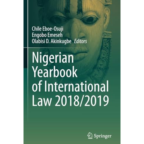 Nigerian Yearbook of International Law 2018/2019 [Paperback]