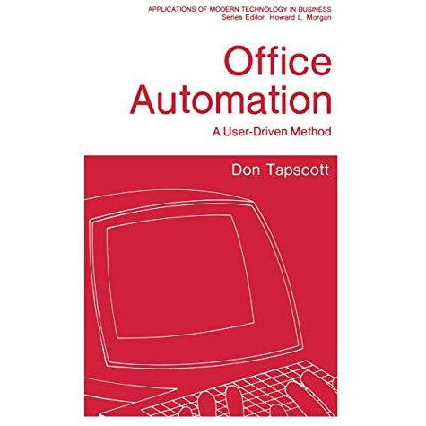 Office Automation: A User-Driven Method [Paperback]