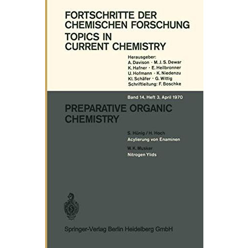 Preparative Organic Chemistry [Paperback]