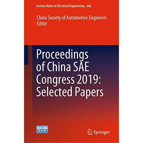 Proceedings of China SAE Congress 2019: Selected Papers [Hardcover]