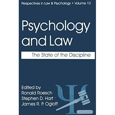 Psychology and Law: The State of the Discipline [Paperback]