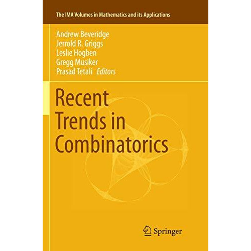 Recent Trends in Combinatorics [Paperback]