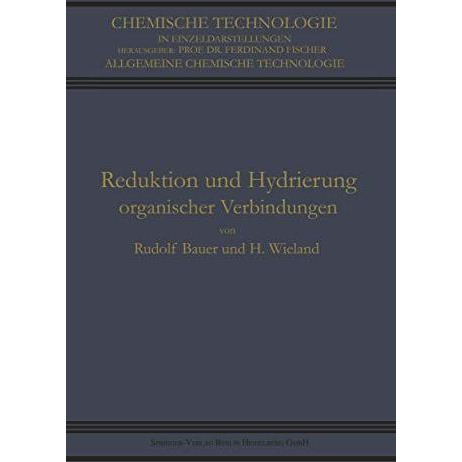 Reduktion und Hydrierung Organischer Verbindungen [Paperback]