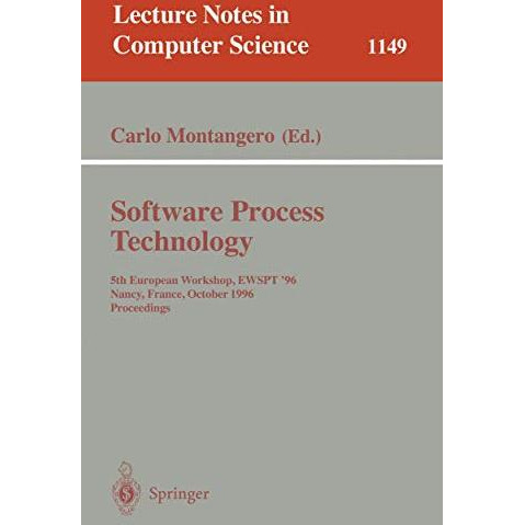 Software Process Technology: 5th European Workshop, EWSPT '96, Nancy, France, Oc [Paperback]