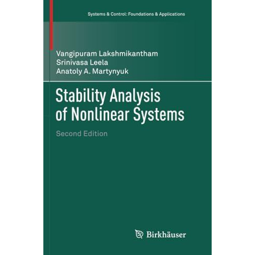 Stability Analysis of Nonlinear Systems [Paperback]