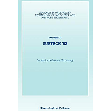 Subtech '93 [Hardcover]