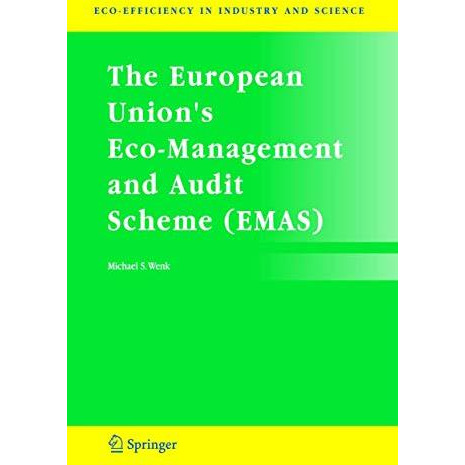 The European Union's Eco-Management and Audit Scheme (EMAS) [Paperback]