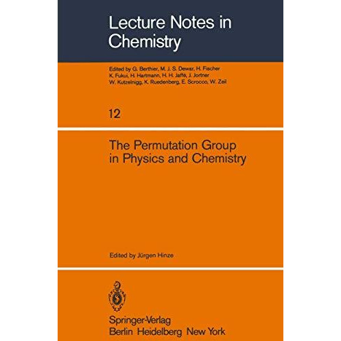 The Permutation Group in Physics and Chemistry [Paperback]