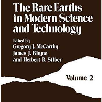 The Rare Earths in Modern Science and Technology: Volume 2 [Paperback]