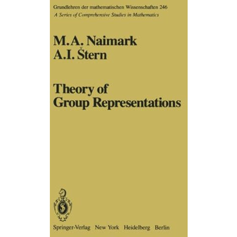 Theory of Group Representations [Paperback]