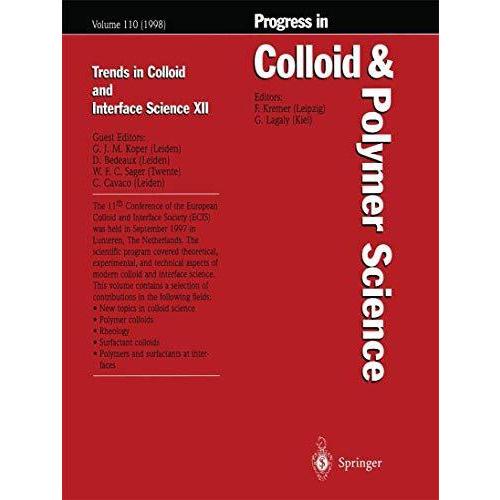 Trends in Colloid and Interface Science XII [Paperback]