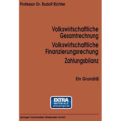 Volkswirtschaftliche Gesamtrechnung Volkswirtschaftliche Finanzierungsrechnung Z [Paperback]