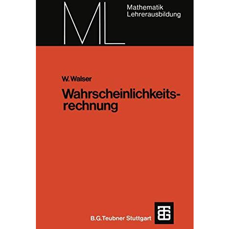 Wahrscheinlichkeitsrechnung [Paperback]