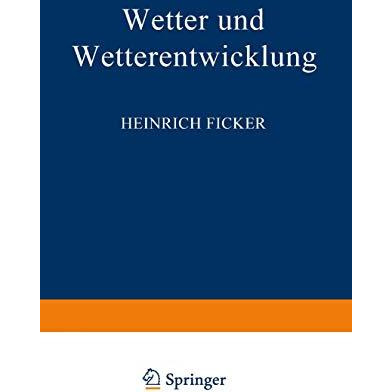 Wetter und Wetterentwicklung [Paperback]