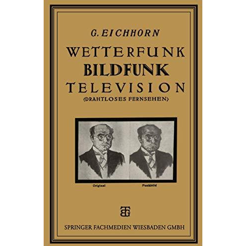 Wetterfunk, Bildfunk, Television: (Drahtloses Fernsehen) [Paperback]