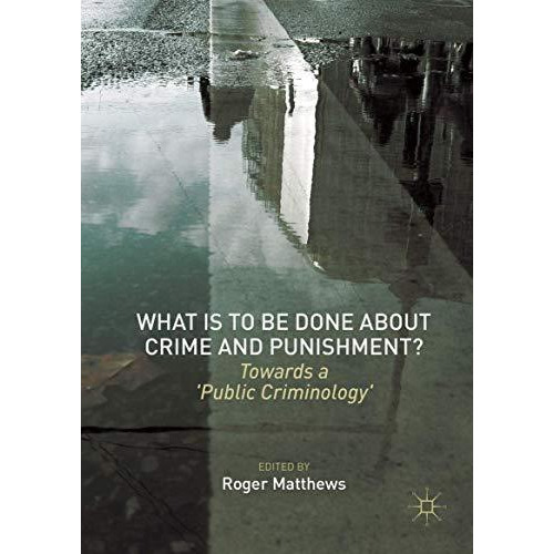 What is to Be Done About Crime and Punishment?: Towards a 'Public Criminology' [Paperback]