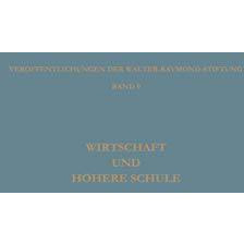 Wirtschaft und H?here Schule [Paperback]