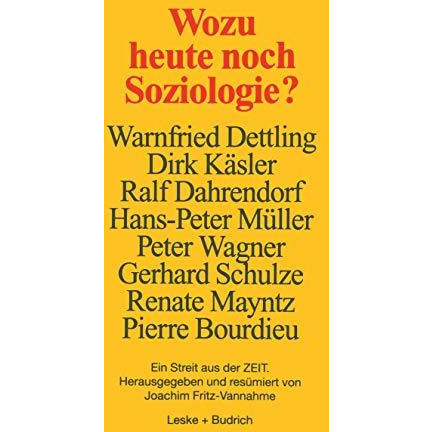 Wozu heute noch Soziologie? [Paperback]