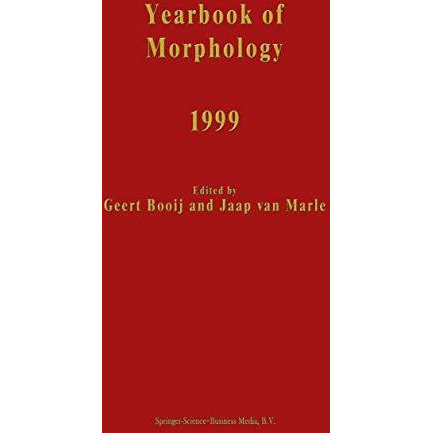 Yearbook of Morphology 1999 [Hardcover]