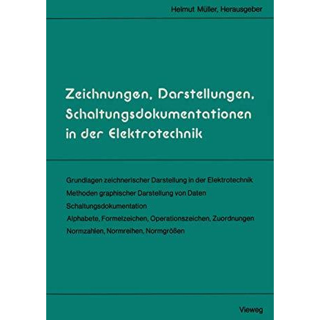 Zeichnungen, Darstellungen, Schaltungsdokumentationen in der Elektrotechnik [Paperback]