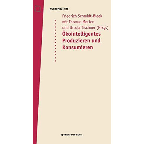 ?ko-intelligentes Produzieren und Konsumieren: Ein Workshop im Rahmen des Verbun [Paperback]