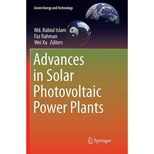 Advances in Solar Photovoltaic Power Plants [Paperback]