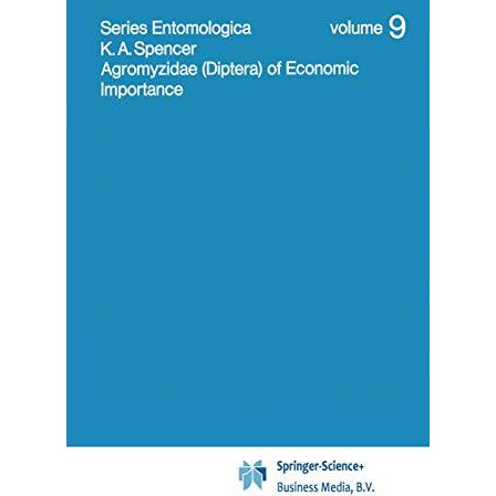 Agromyzidae (Diptera) of Economic Importance [Paperback]