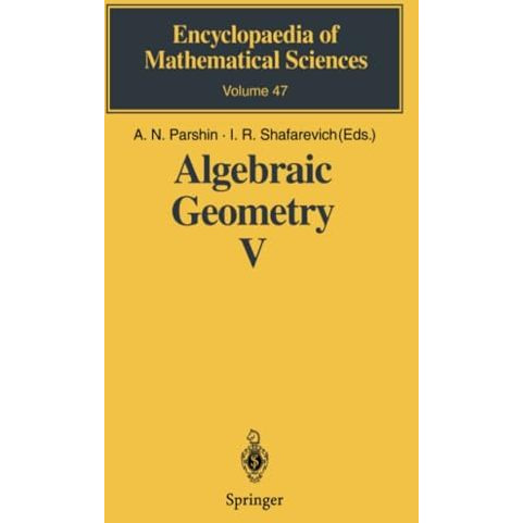 Algebraic Geometry V: Fano Varieties [Paperback]