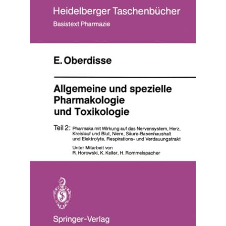 Allgemeine und spezielle Pharmakologie und Toxikologie: Teil 2: Pharmaka mit Wir [Paperback]